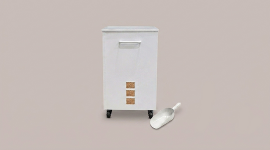 Porta Pellet – Bianco
