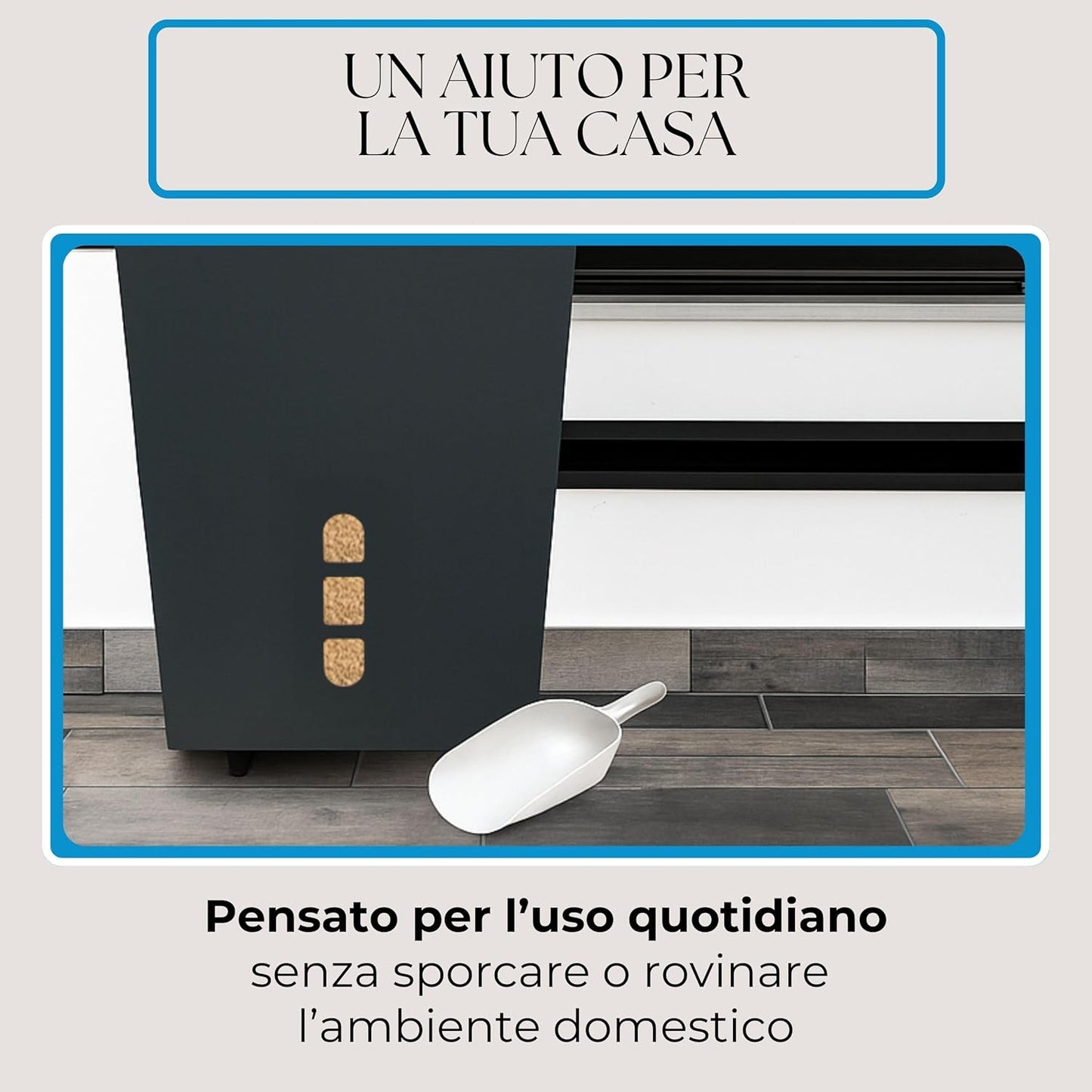 Porta Pellet – Grigio