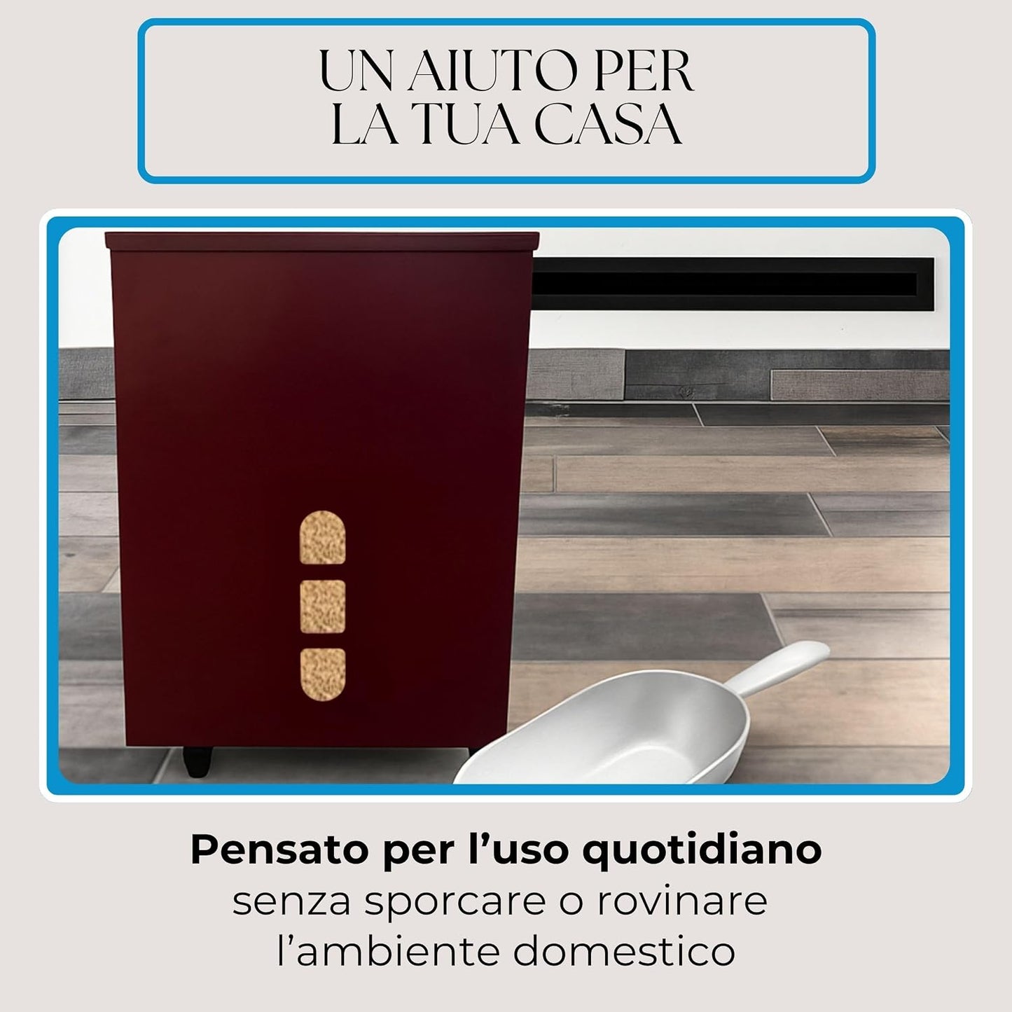 Porta Pellet – Rosso