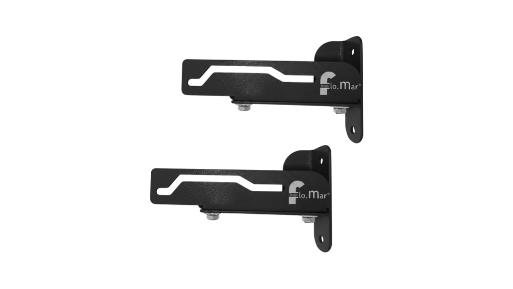 Kit Completo per Montaggio a Parete, solo per Stendino modello Flip - Kit di Fissaggio a Muro - Grigio