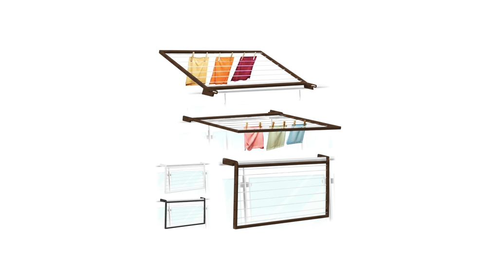 Stendino da Balcone e Parete 150x70 cm Marrone (Flip)