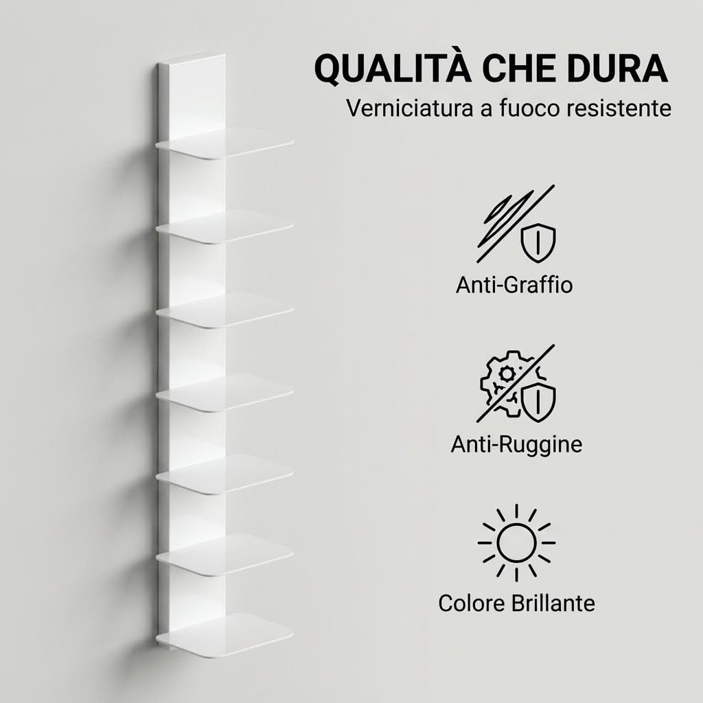 Libreria da parete altezza 103 cm